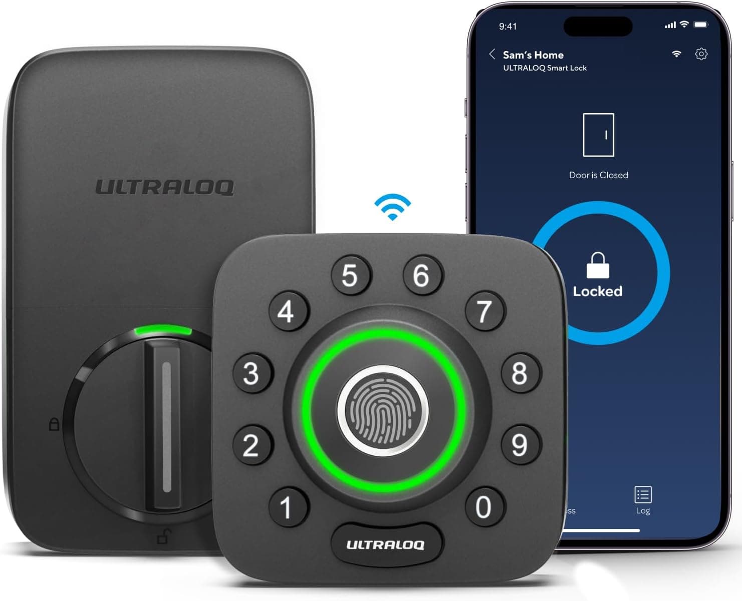 ULTRALOQ U-Bolt Pro WiFi Smart Lock with Door Sensor